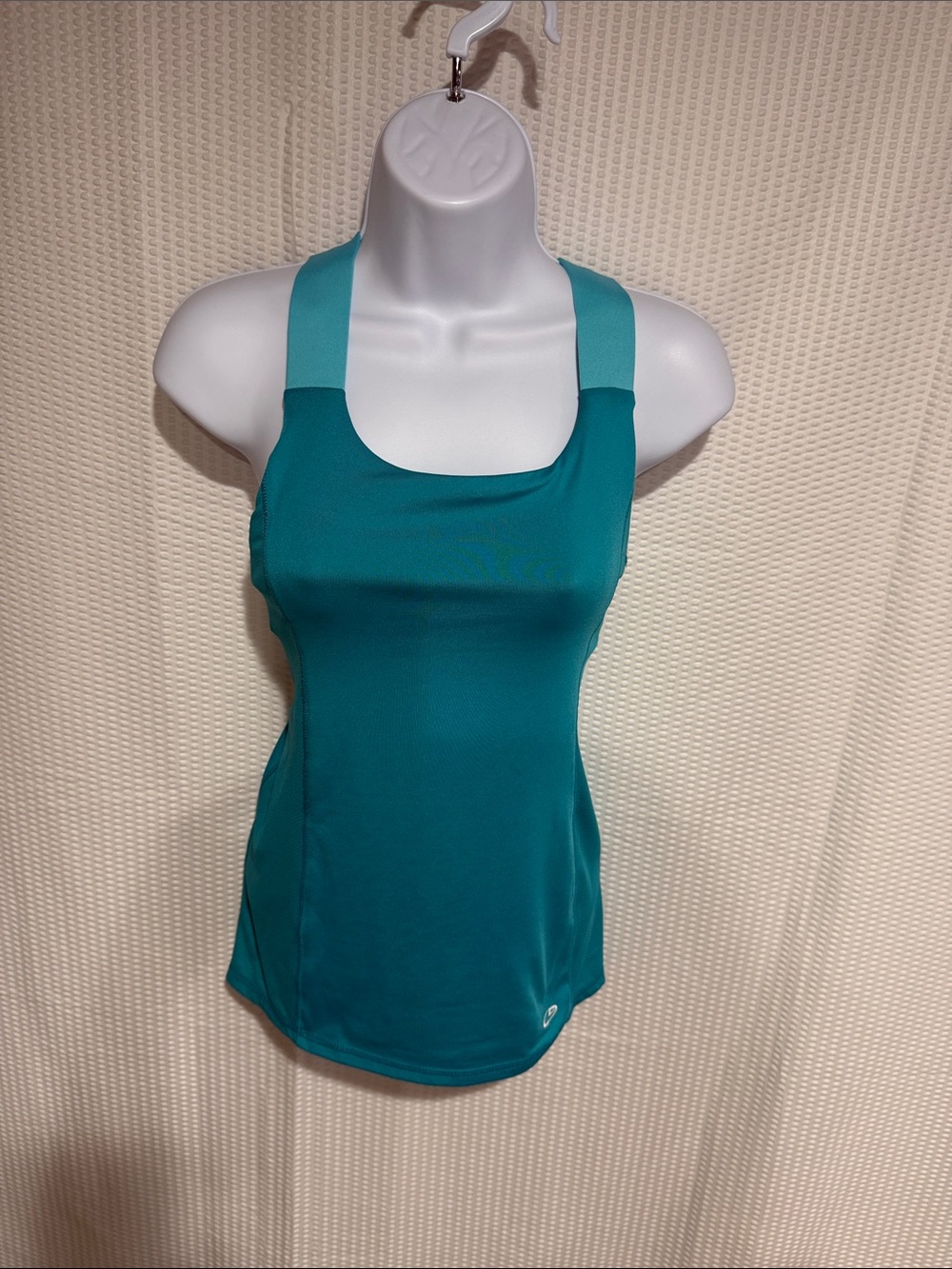 Champion Teal Racerback Tank Top with Wide Straps